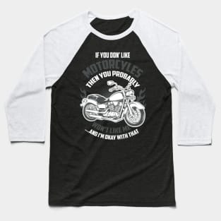 `Bike Design Baseball T-Shirt